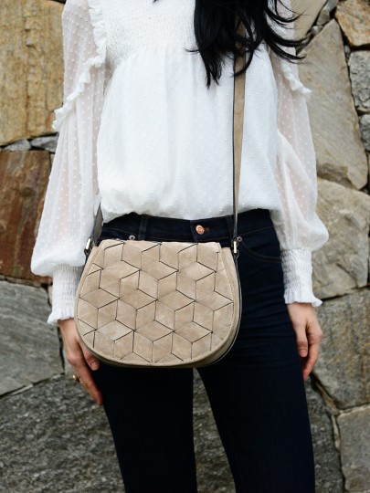 Escapade Suede Saddle Bag