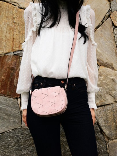 Escapade Mini Suede Saddle Bag