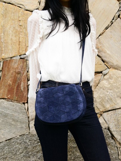 Escapade Suede Saddle Bag