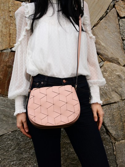 Escapade Suede Saddle Bag