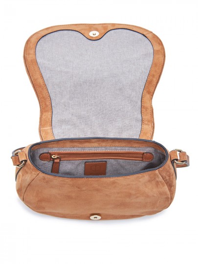 Escapade Suede Saddle Bag