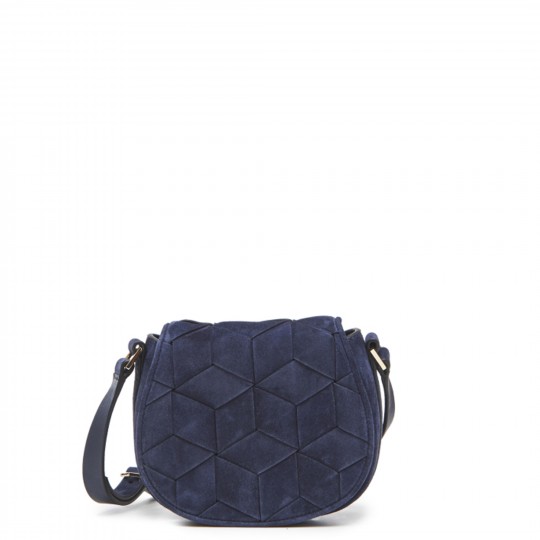 Escapade Suede Mini Saddle Bag