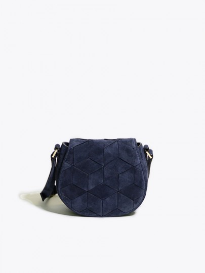 Escapade Suede Mini Saddle Bag
