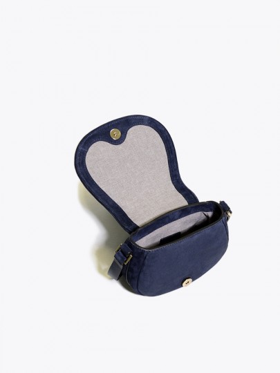 Escapade Suede Mini Saddle Bag