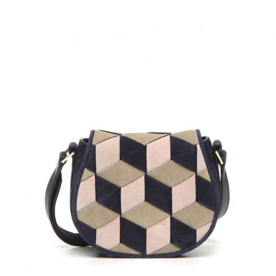 Escapade Mini Suede Saddle Bag