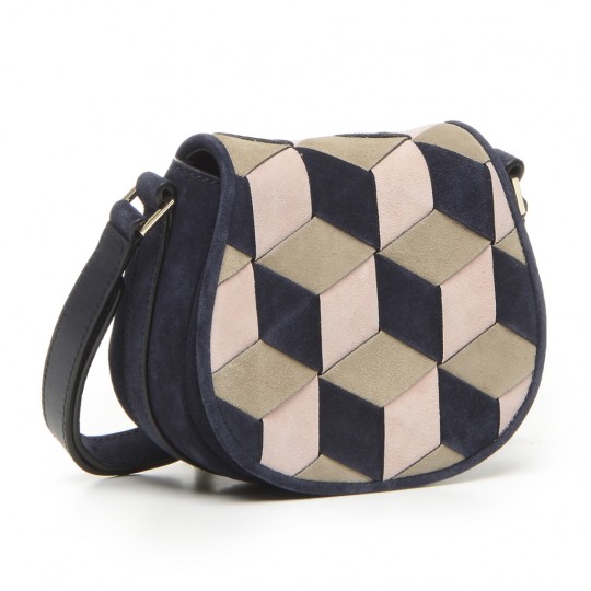 Escapade Mini Suede Saddle Bag