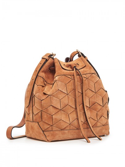 Gallivanter Suede Bucket Bag