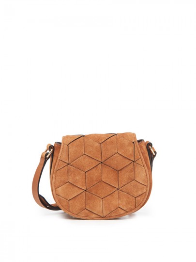 Escapade Suede Mini Saddle Bag