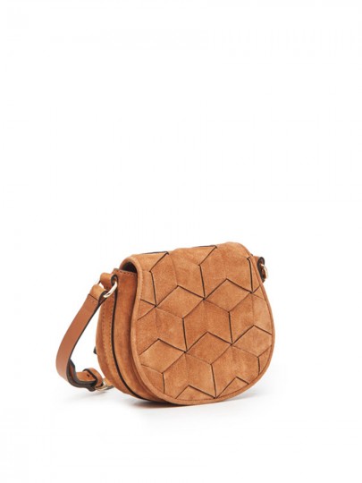 Escapade Suede Mini Saddle Bag