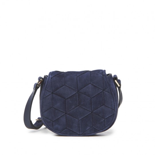 Escapade Suede Mini Saddle Bag