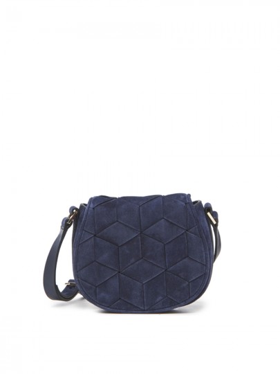 Escapade Suede Mini Saddle Bag