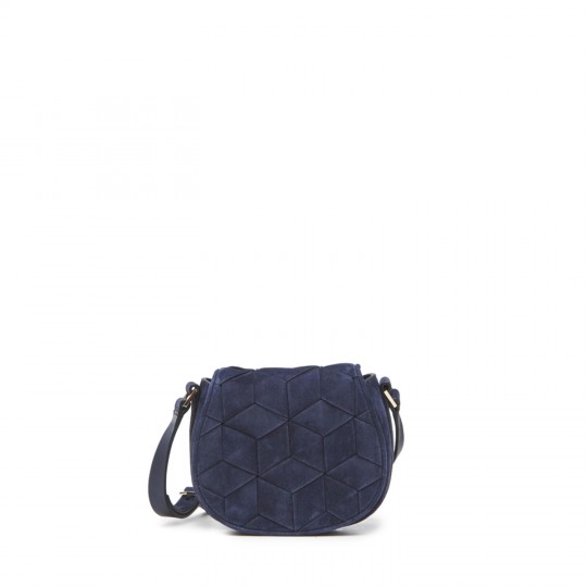 Escapade Suede Mini Saddle Bag